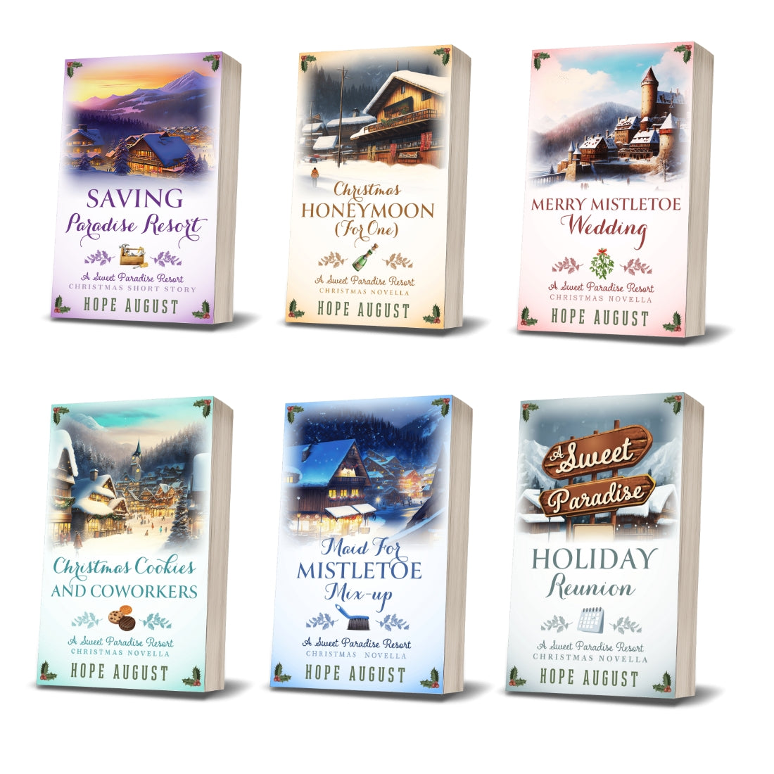 Sweet Paradise Resort Christmas Prequel Paperback Bundle clean and wholesome romance