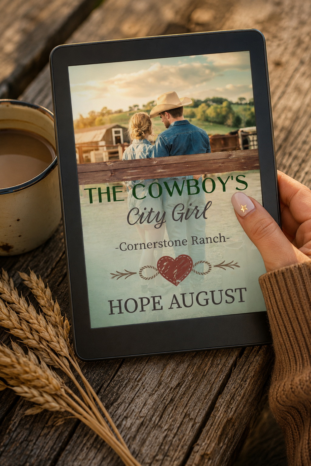 The Cowboy's City Girl - Clean Cowboy Romance (Cornerstone Ranch Book 3) (eBook)