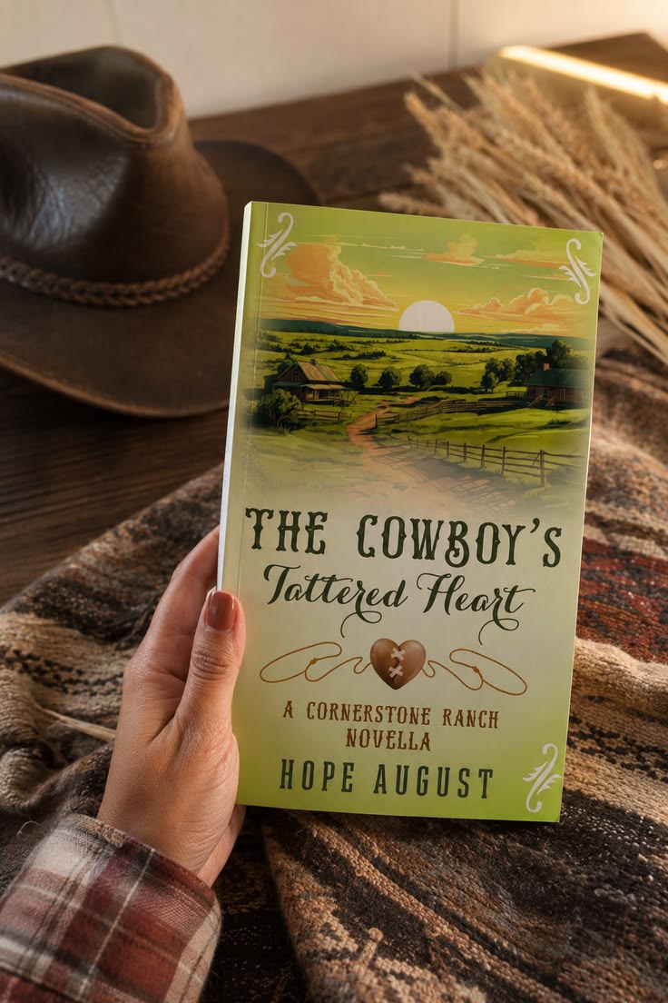The Cowboy's Tattered Heart - Clean Cowboy Romance (Cornerstone Ranch Prequel) (eBook)