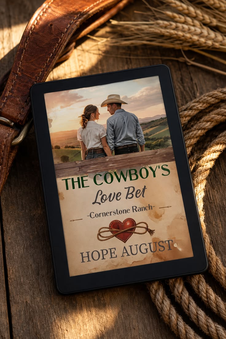 The Cowboy's Love Bet - Clean Cowboy Romance (Cornerstone Ranch Book 4) (eBook)
