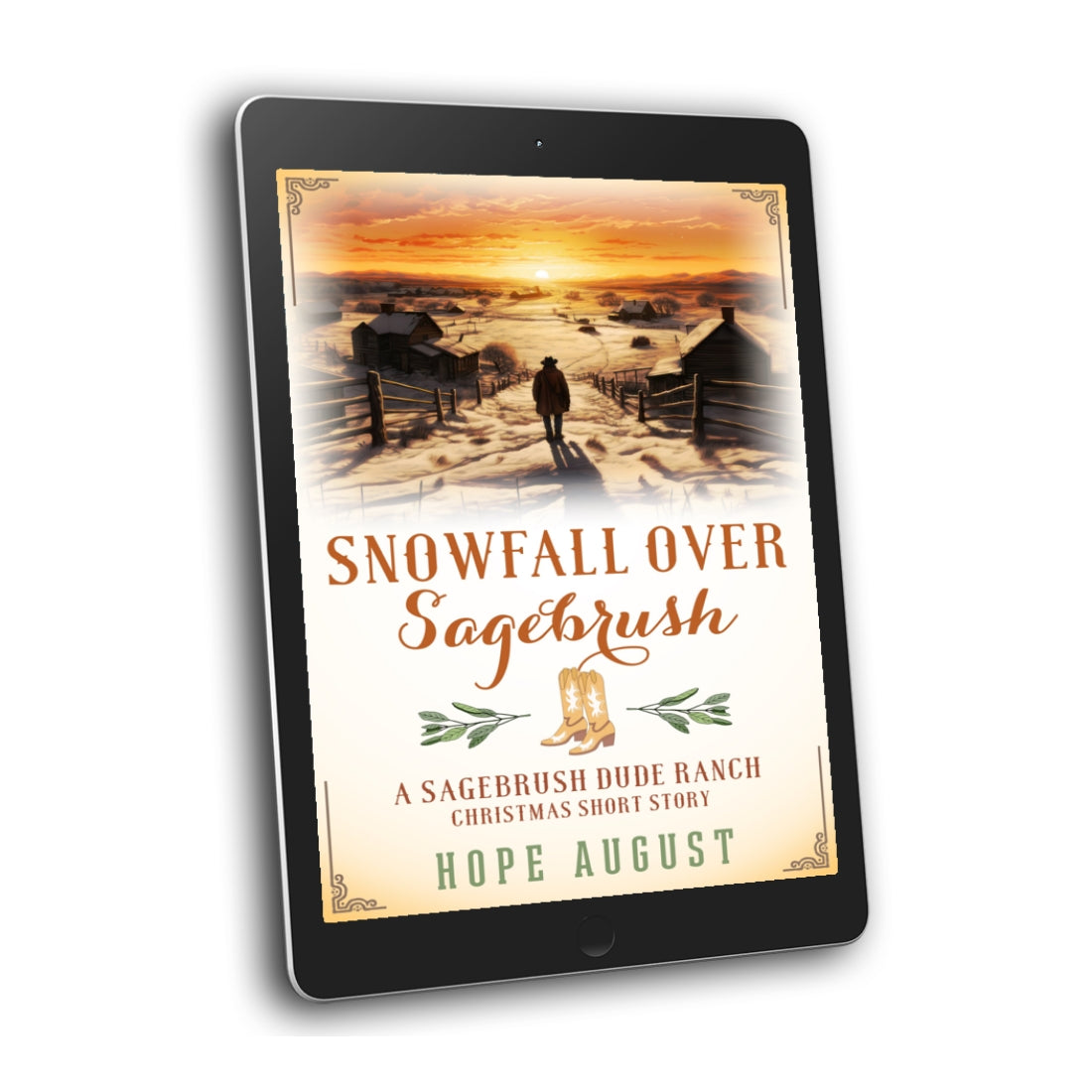 Snowfall over Sagebrush eBook clean and wholesome romance cowboy romance