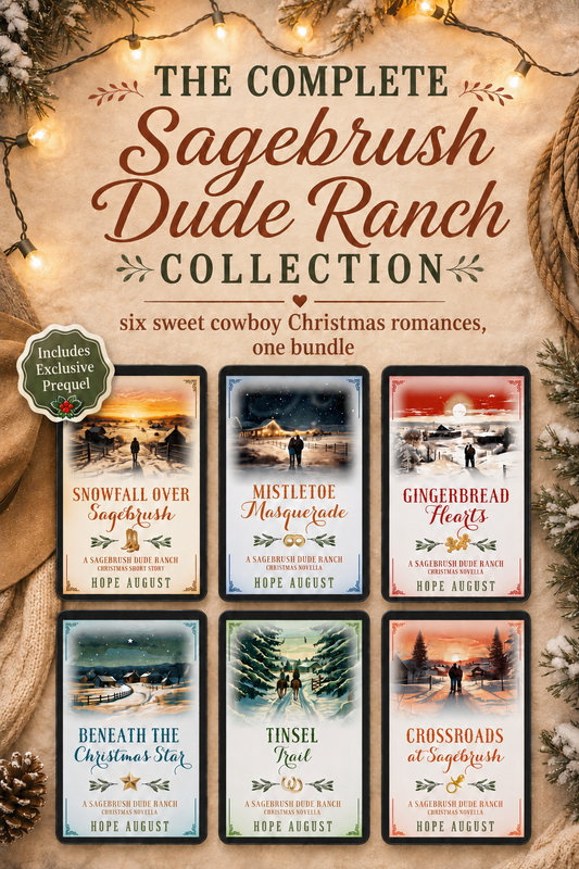 Sagebrush Dude Ranch Christmas - Complete Clean Christmas Romance Bundle (eBook)